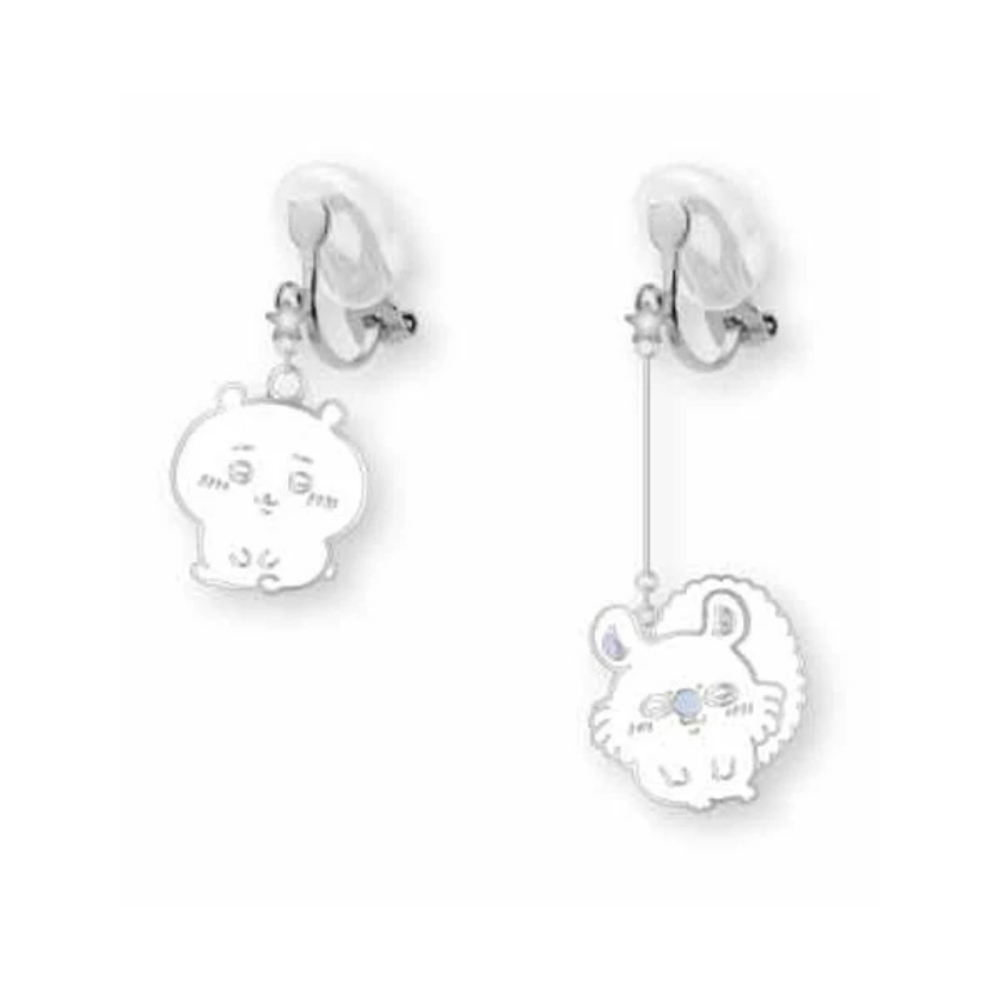 two pairs Chiikawa Nagano Clip On Earrings